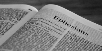 Ephesians Bible page