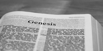 Genesis Bible page