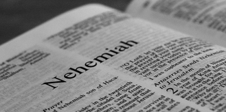 Nehemiah Bible page