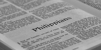 Philippians Bible page